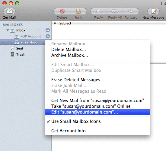 Step 8 in setting up your email account in Apple Mail.